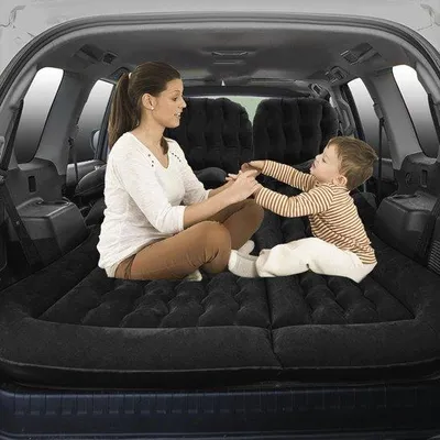Produktbild von Famanu aufblasbare SUV Rückbankmatratze - Multifunktionales Luftbett für Camping und Reisen