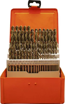 Produktbild von Projahn Bohrerkassette DIN 338 HSS-Co 50-tlg. 1-5,9/0,1 mm SPEED