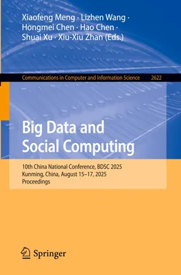 Produktbild von Big Data and Social Computing