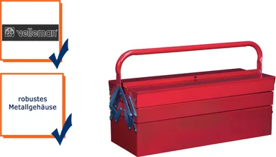 Produktbild von Toolland Werkzeugkasten 53x20x21 cm