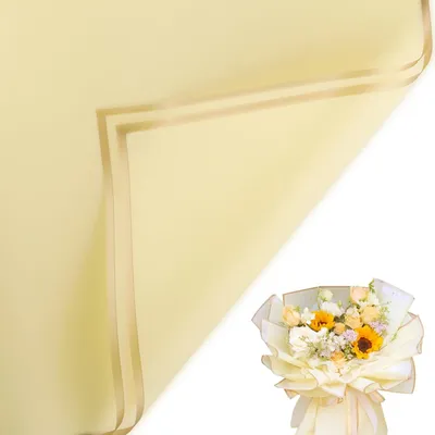 Produktbild von Set mit 20 wasserfesten Verpackungspapieren für Blumen, 57 x 57 cm