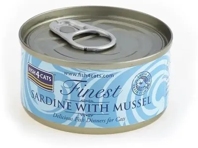 Immagine prodotto di FISH4CATS Sardine con cozze - cibo umido per gatti - 70g