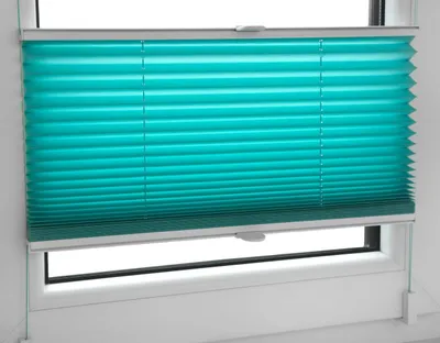 Immagine prodotto di Tenda plissettata incl. staffa a morsetto turchese 90x100 cm Tenda veneziana