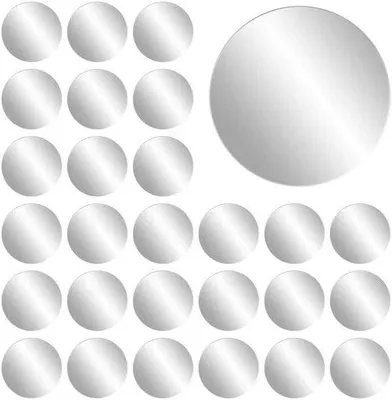 Produktbild von Runde Metallscheiben 100 Stück selbstklebend für Magnete Dekoration