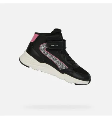 Produktbild von Geox Loftus Mädchen-Sneaker in Schwarz 30
