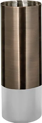 Produktbild von Fink VITO, Vase, Edelstahl , gebürstet, silberfarben, bronze, H. 28 cm, D. 10 cm 157123