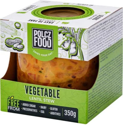 Produktbild von Polcz Food Linseneintopf mit Gemüse 350g