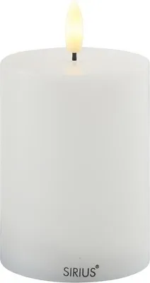 Immagine prodotto di Sirius LED candela Sille 7,5 x 10 cm ricaricabile bianco