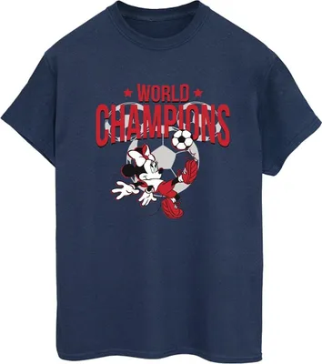 Produktbild von Disney - "World Champions" T-Shirt für Damen BI38638 (M) (Marineblau)
