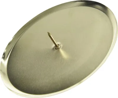 Produktbild von Kaemingk Metall-Adventskerzenhalter Ø 6 cm hellgold - 4 Stück