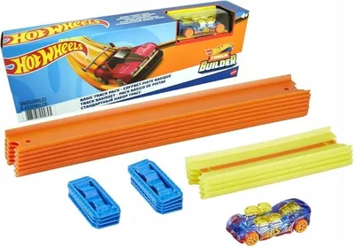 Produktbild von Hot Wheels Track Builder GVG13, Fahrzeug- & Schienen-Set, 4 Jahr(e), Kunststoff, Mehrfarbig