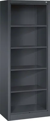 Produktbild von Büroregal mit 4 Einlegeböden Bücherregal Standregal Aktenregal 195x70x40 cm