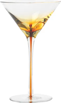 Produktbild von Broste Copenhagen Amber Martiniglas caramel 18,9cm