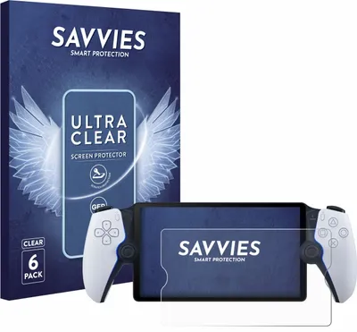 Produktbild von 6x Für Sony Playstation Portal Schutzfolie Savvies Displayschutz Display Schutz Folie Klar Transparent