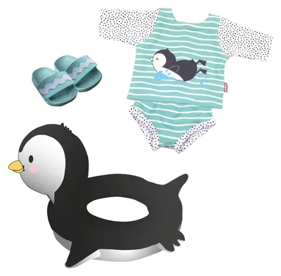 Immagine prodotto di Heless® Set da bagno accessori per bambole pinguino