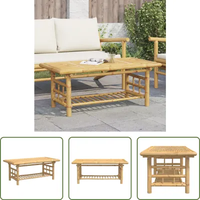 Produktbild von The Living Store Couchtisch 110x55x45 cm Bambus