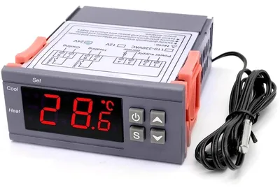 Digitaler Temperaturregler Thermostat 10A Relais 24V