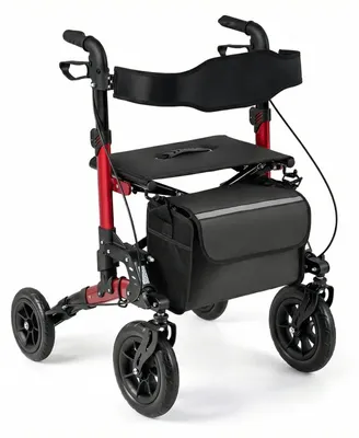 Produktbild von 2-in-1-Rollator & Rollstuhl, faltbar, Tragkraft 136 kg