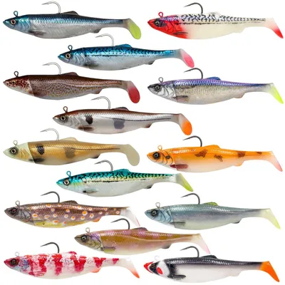 Produktbild von Savage Gear 4D Herring Big Shad - Gummifisch, Farbe:Glow Haddock, Länge / Gewicht:25cm / 300g