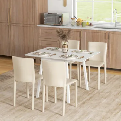 Produktbild von Esstisch klappbar, Küchentisch für 2-4 Personen, Klapptisch, Esszimmertisch,110 x 86 x 75 cm