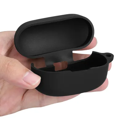 Produktbild von kwmobile Hülle kompatibel mit Sony WF-1000XM4 Hülle - Kopfhörer Case - TPU Silikon Cover - Schutzhülle in Schwarz