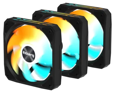 Image de GIGABYTE EZ CHAIN FAN 3-PACK, 3x120mm, noir