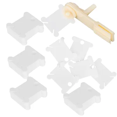 Produktbild von Kreuzstich-Wickelbrett,Wickelbrett,Stickgarn-Organisator,Faden-Organisator,Faden-Wickelbrett,Kreuzstich-Faden-Organisator