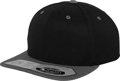 Produktbild von Flexfit - Baseball-Mütze Snapback PC7165 (Einheitsgröße) (Schwarz/Grau)