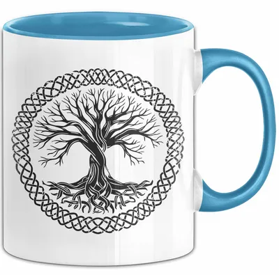 Produktbild von Bonsai-Baum-Liebhaber Tasse Geschenk Geschenkidee Gärtner (Blau)