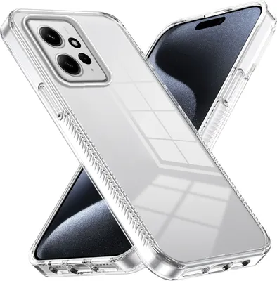 Produktbild von Hülle für Xiaomi Redmi Note 12 4G Rutschfest Kristallklare Stoßfeste TPU Bumper Handyhülle Transparent
