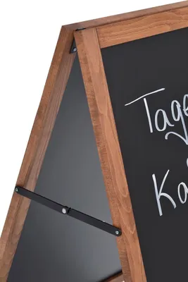 Produktbild von Kundenstopper Multi dunkles Holz A2