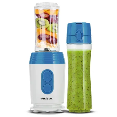 Zdjęcie produktu dla Ariete 0572, Blender stołowy, 0,6 l, Rozgniatacz do lodu, 350 W, Niebieski, Biały