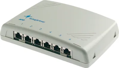 Produktbild von Telegärtner Modular Patch Verteiler Kat.6A 6 x RJ45