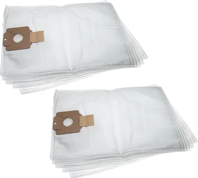 Produktbild von vhbw 10x Staubbeutel kompatibel mit Nilfisk WD225, WD215, WD135, WD200, WD120 Staubsauger - 29cm x 21cm Weiß
