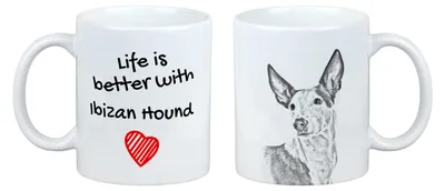 Productafbeelding van Art-Dog Keramische mok – Podenco ibicenco