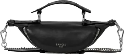 Immagine prodotto di Borsa a tracolla Lancel Mini Origami Nero/Argento