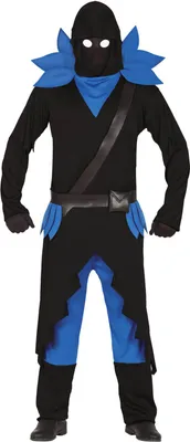 Immagine prodotto di costume da guerriero nero per uomo, taglia:L