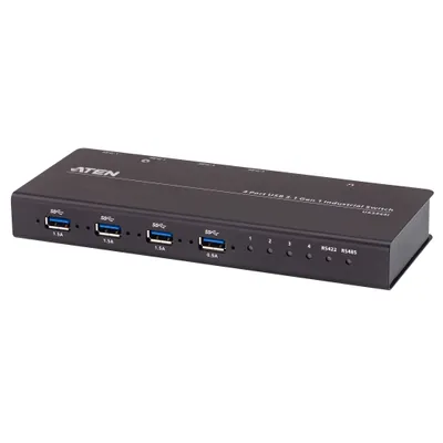 Produktbild von ATEN US3344i Industrie Hub Switch 4 x 4 USB 3.1 Gen 1