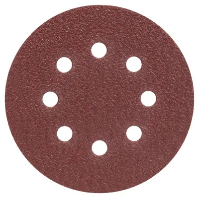 Produktbild von Schleifblatt-Set für Exzenterschleifer, 8 Löcher, 125 mm, K 40, 25er-Pack