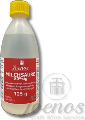 Produktbild von Joenos Milchsäure 80% 125 g / 100 ml zum Ansäuern von Most und Wein
