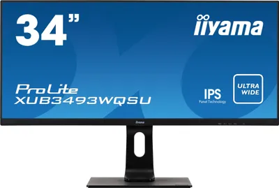 Produktbild von iiyama Prolite XUB3493WQSU 34" 21:9 UltraWide QHD IPS Display schwarz
