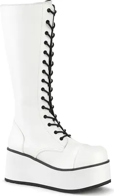 Produktbild von TRASHVILLE-502 Damen Boots von DemoniaCult, Weiß  , EU 38, US 6