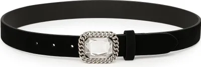 Produktbild von Ledergürtel Elegant aus echtem Leder,  Italy, mit Strass von collezione alessandro