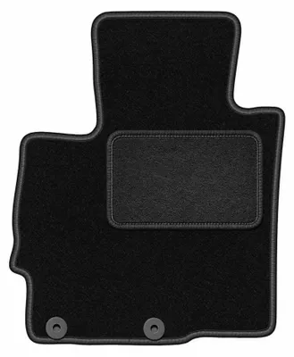 Immagine prodotto di Tappetino guidatore in moquette per Mitsubishi Eclipse Cross 2017- (SUV) – 1 pezzo, nero, su misura – Wielganizator LUX