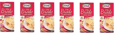 Produktbild von 6 x Star Brodo Carne Mista Broth flüssiges Mischfleisch, Fertigspeisen, 1 l
