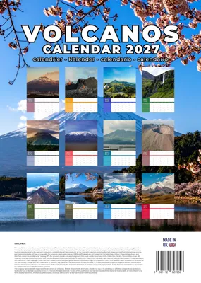 Produktbild von Wandkalender 2027 im A3 Format mit Notizfeldern für Termine und Erinnerungen