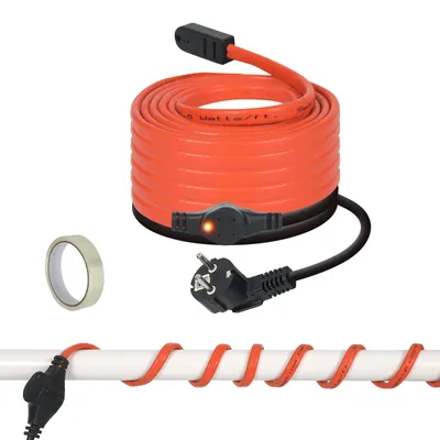 Heizkabel mit Thermostat, 8 m, selbstregulierend, IP65