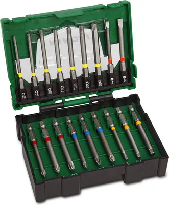 Immagine prodotto di HiKOKI bit box 75mm 18 pezzi (Box II) sistema di box impilabili