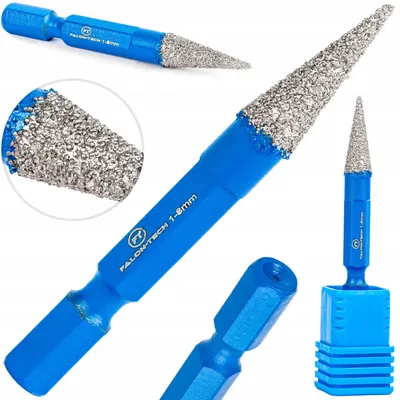 Immagine prodotto di Seghetto diamantato esagonale con fori, da 1 a 8 mm, per Vetroceramica, modello Falon-Tech FT1116