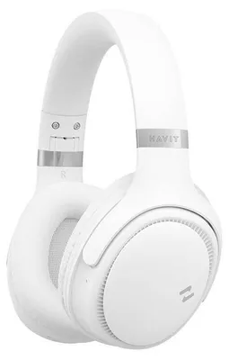 Image de Havit H630BT (blanc), filaire et sans fil, 20 - 20 000 Hz, musique, 225 g, casque, blanc